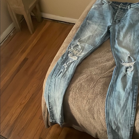 Ksubi Light Blue Distressed Men's Dress Pants